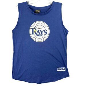 Baseballism Tampa Bay Rays Tank Top Men  XL Blue  Sleeveless